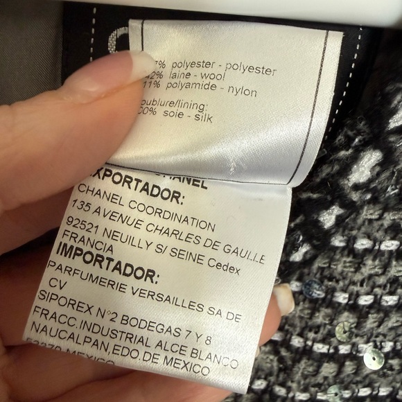 💋CHANEL Black and White Tweed Midi Dress 072 - Picture 5 of 8